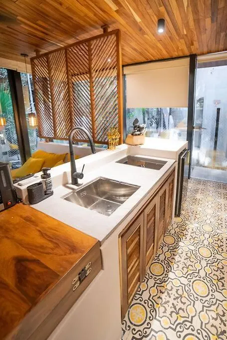 Chay Bright Eco Chic Studio In Tulum Beach Access! Apartment